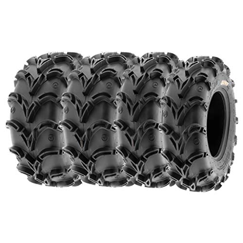 SunF 27x9-14 27x11-14 Mud v-shape ATV UTV Muddy Tire 6 PR A050 - BUNDLE