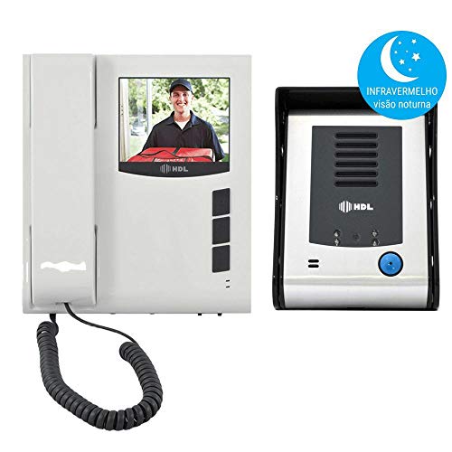 Kit Interfone Residencial HDL Com Câmera Vídeo Porteiro Eletrônico Sense Classic S