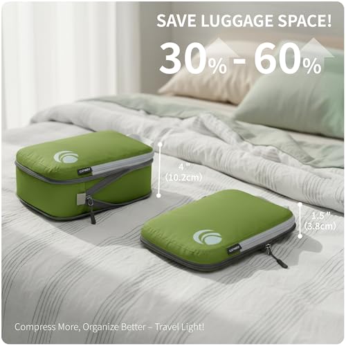 Cipway Compression Packing Cubes Set (Green 3pcs) by Cipway - Used condition - Image 2