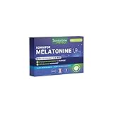 Santarome Phyto - Somnifor Mélatonine 1900 | Mélatonine 1,9 mg - Action Rapide | Complément Alimentaire Sommeil - Endormissement Plus Rapide | 30 comprimés - goût menthe - Made In France
