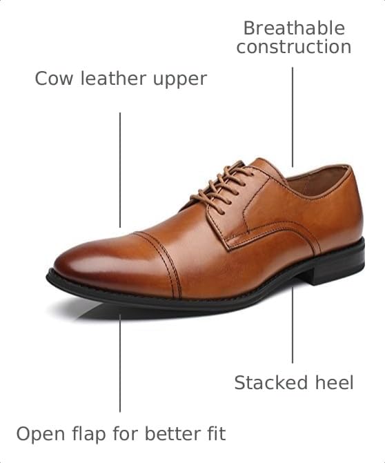 Image of Men's Oxfords Shoes Splendo-1-burgundy
