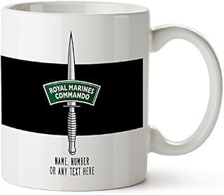 Personalised Royal Marines Commando Mug - Add Name Gift RM04