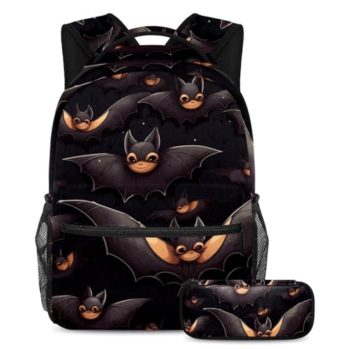 Sac à dos chauve-souris et sa trousse : le cadeau de rentrée idéal pour garçons et filles