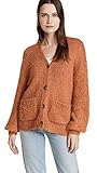Free People Women's Nevermind Cardi, Cider, Orange, S