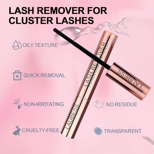 Image of Lash Remover for Lash Extensions 10ML LAUBESS Lash Glue Remover Lash Bond and Seal Remover Lash Extension Remover Lash Cluster Remover Eyelash Remover for Lash Clusters