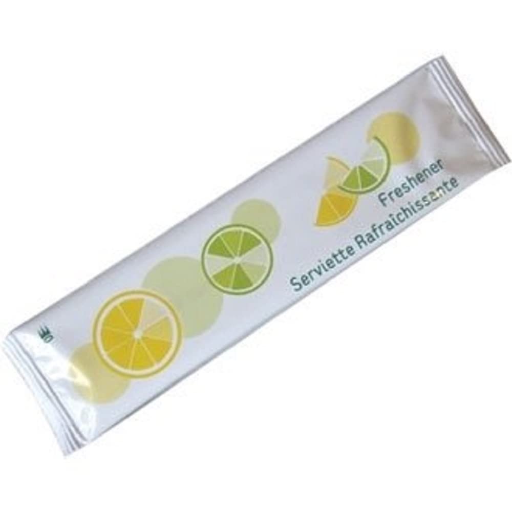 Stalwart CE260 Freshening Hand Wipe, Lemon Scented, Large (Pack of 100)