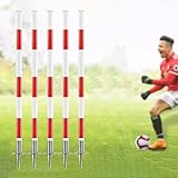 ✅【Mejorar las habilidades】: los bastones de agilidad ayudan a mejorar la velocidad lateral, la agilidad, el juego de pies y más. Ayude a los jugadores a mejorar la conciencia espacial con o sin el balón en los pies. Equipo de deporte de equipo perfecto para atletas y entrenadores en una variedad de deportes.