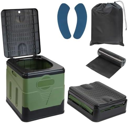 Montafox Toilette Portable Camping Max 150 kg Toilettes Mobiles W...