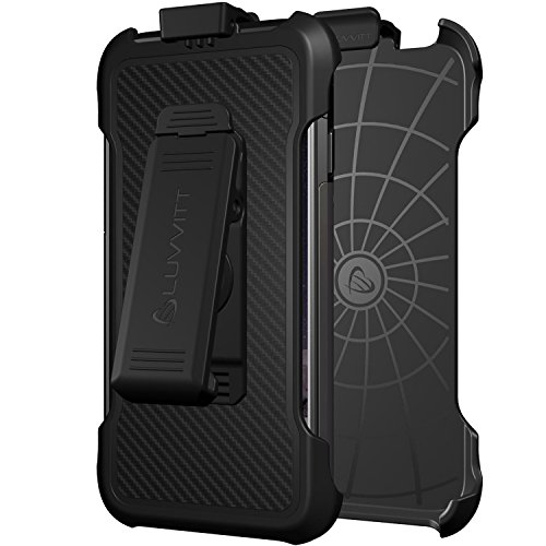 LUVVITT [Holster & Belt Clip] Compatible with Ultra Armor Phone 6/6s Case Black (The case is not Included)