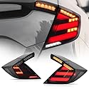 CKCD LED Rückleuchte kompatibel mit Honda Civic X Schrägheck FK4 FK7 FK8 Type R 2017-2022, mit Animation, Paar (links und rechts) CKCD LED Rückleuchte kompatibel mit Honda Civic X Schrägheck FK4 FK7 FK8 Type R 2017-2022, mit Animation, Paar (links und rechts)