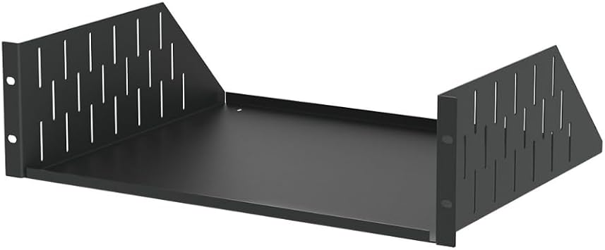 PENN ELCOM 3U Black Rack Shelf R1194/3UK - 368mm Deep