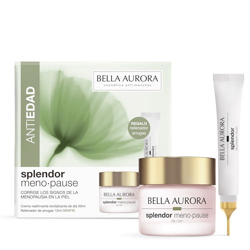 Pack Splendor Meno·Pause · Ritual Antiedad Reafirmante para Piel en Menopausia | Crema Reafirmante Revitalizante Día + Rellenador de Arrugas | Equilibra, Aporta Firmeza y Alisa Arrugas | 50 ml + 12 ml