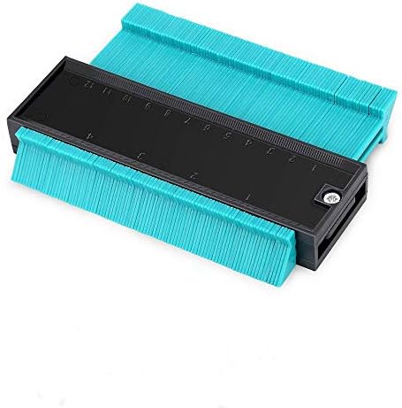 5 Inch Plastic Contour Gauge Duplicator Tool, Profile Copy Contour Gauge Tool, Tiling Laminate Tiles General Ruler