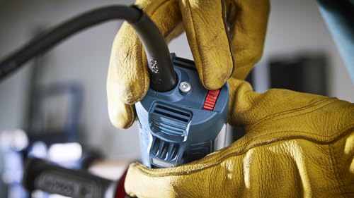BOSCH GWS14-60PD 6 In. Angle Grinder | 13-Amp Motor, 9,700 RPM, No Lock-On Paddle Switch, Anti-Vibration Handle, KickBack Control, Soft Start, Overload Protection thumbnail 9