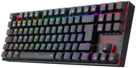Teclado Mecânico Gamer Redragon Kumara Pro RGB Switch Marrom Pret...