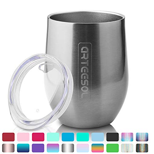arteesol Coffee Cup - 12 oz Stainless Steel Travel Mug Coffee Mug