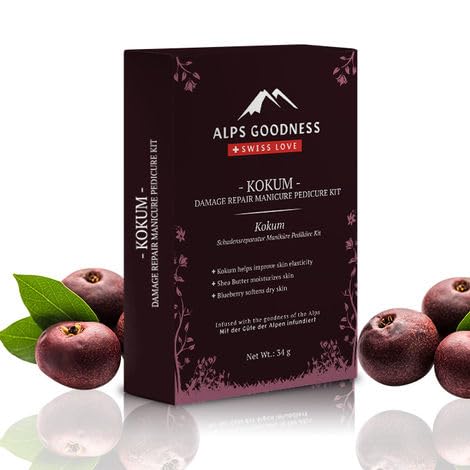 Alps Goodness Kokum Damage Repair Manicure Pedicure Kit with Shea Butter and Blueberry, 34 g, Pack of 2-image-19