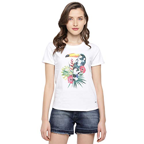 Image of Pepe Jeans White Women T-Shirt