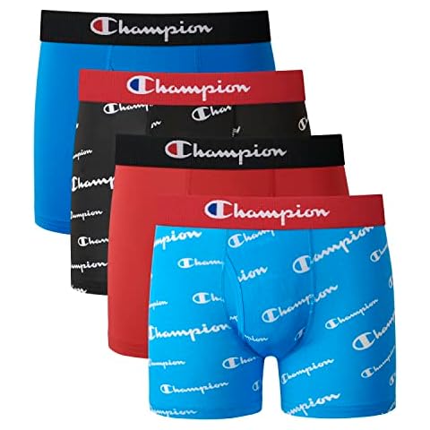 Champion Boys' Active Stretch Boxer Briefs 4-Pack Cover