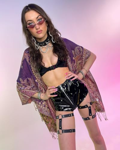 Classic Paisley Pashmina Scarf for Women - Elegant Shawl Wrap3