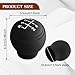QZTYTY Car Gear Shift Knob Cover, Stick Shift Cover, Anti-Slip Silicone Vehicle Knob Gear Stick Protector, Manual Gear Lever Shifter Cover Auto Accessories Suitable for Most Vehicles (5-Speed Left)