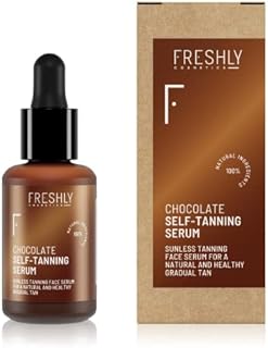 Freshly Cosmetics Autobronceador facial natural formato crema Chocolate Self-Tanning. 30ml