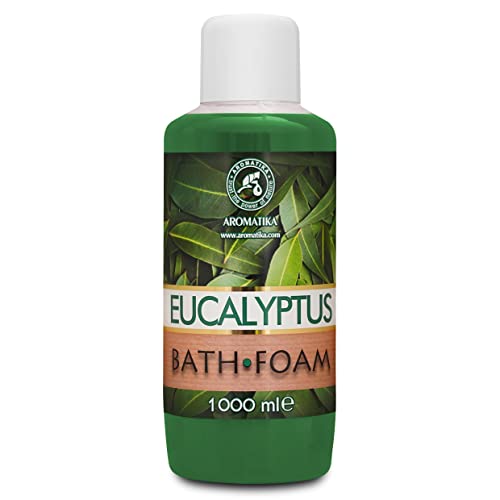 Bagno Schiuma con Olio Essenziale di Eucalipto 1000ml - Cura del Corpo - Buon Dormire - Bellezza - Bagno - Cura del Corpo - Benessere - Relax - Aromaterapia - Bagnoschiuma - Bath foam Eucalyptus