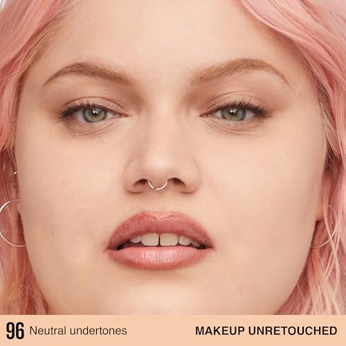 Maybelline New York Super Stay up to 30HR Lumi-Matte podkład, średnio pełne pokrycie, wegańska formuła*, aminokwasy, niacynamid, witamina E, odzież na cały dzień - odcień:: 96