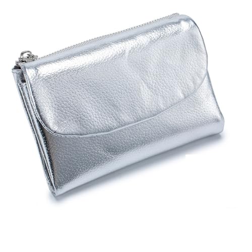 Joyfullygo Wallet Unisex Pebble Leather Wallets 5.3×1.2×3.9 Inche Scratch-Resistant Coin Holder Cash Slots(#15)