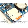 CANADUINO Mini Data Logger DS1307, Micro SD, Backup Battery, I2C, SPI