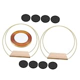 Cercle floral décoratif : idéal pour la confection de décorations de table, guirlandes et autres créations artisanales, avec une structure en métal