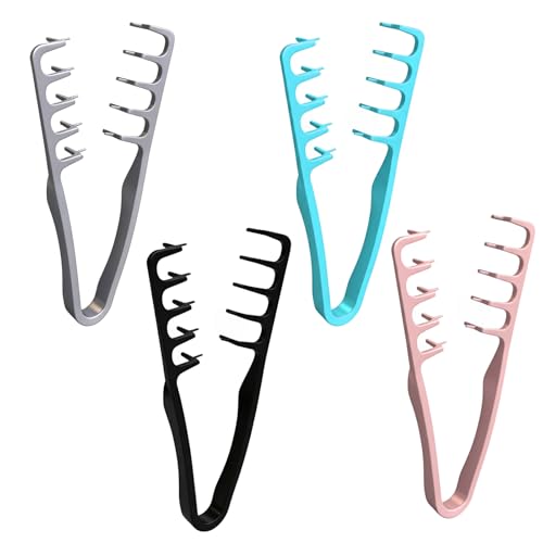 Pack de 4 Peines Texturizadores de Dientes Anchos para Volumen miniatura 1