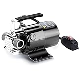 Trupow 1/10HP 330GPH 115-Volt Mini Portable Electric Utility Sump Transfer Water Pump with ON/OFF Switch(Only Pump)