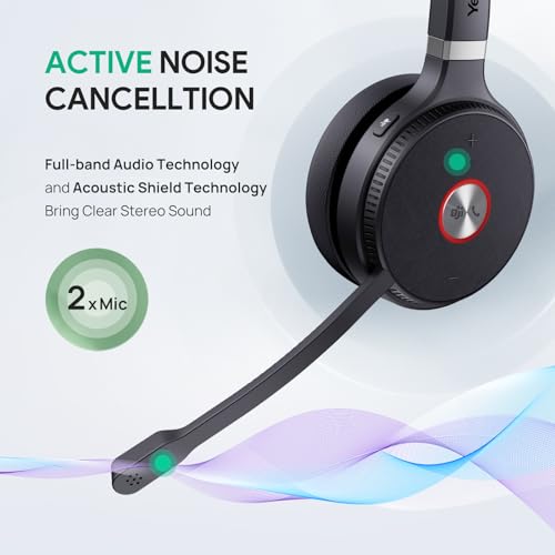 Yealink-WH62-Portable-Wireless-Headset-with-DECT-Dongle-Headset-for-Teams-Zoom-Skype-Certified-Office-Work-Headset-with-2X-Noise-Cancelling-Mic-13-Call-Time-393-ft-Range-for-Computer-Desk-Phone