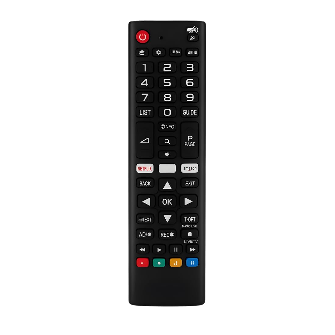 Replacement Remote Compatible with LG Smart TV | Universal Remote for LG LED OLED WebOS TVs (32/43/50/55 Inch) with Hotkeys Netflx, Amazn | No Setup Required-image-40
