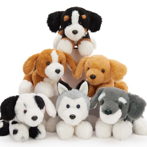Tezituor 6 Pcs Bulk Stuffed Animals, 11