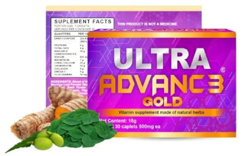 Ultra Advance 3 Gold Herbs of Traditional Use 30 Capsules