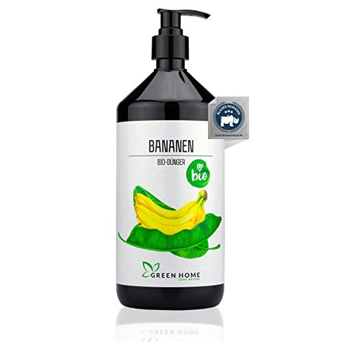 GREEN HOME LOVE NATURE® 1L BIO fertilizzante per banana engrais bio à haute teneur en nutriments - plus durable fertilizzante per banana facile à doser - fabriqué en Allemagne.