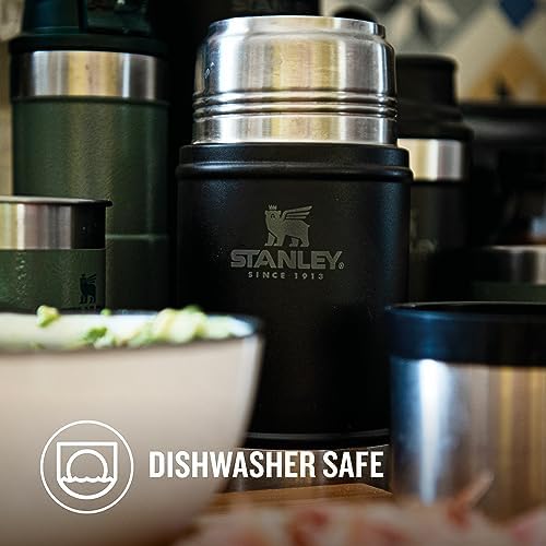 Stanley Classic Legendary Vakumlu Çelik Yemek Termosu, Yeşil (Hammertone Green), 0.94 Litre - Görsel 6