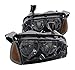 Spec-D Tuning 2LCLH-CHG05G-SY Smoke Headlight, Pair (Dodge Charger Euroswith Turnsignal Lamps)