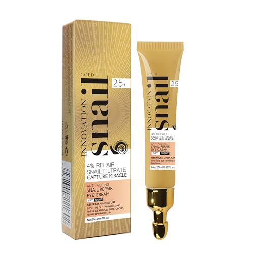 AQSQWQ Eye Cream, Crème Yeux Hydratante, Eye Crème pour Réduit les Poches et les Cernes, 20 ml