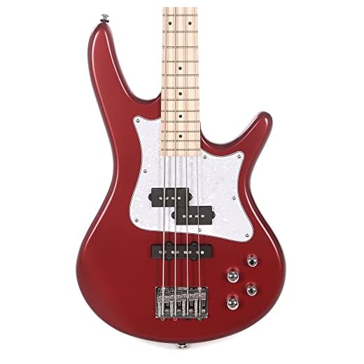 Ibanez SRMD200 SR Mezzo 32" Medium Scale Bass (Candy Red)