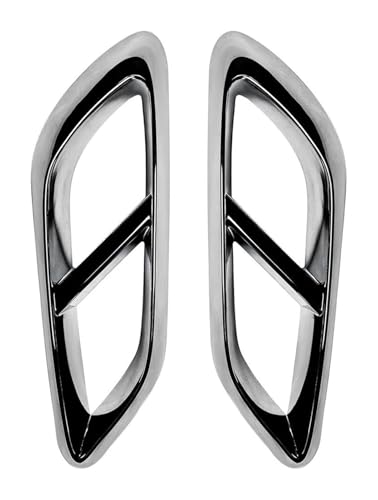 MKKHUYLBCM Extremo Garganta Cola para Clase E W214 E260 300 AMG 2024+ 1 Par Embellecedor Marco para Silenciador Escape Trasero Coche Cubierta Tubo(Silvered)