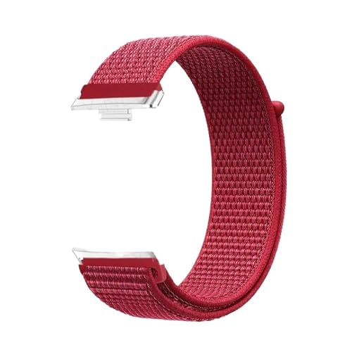 [MEVMEVGNLN] Fit For Huawei Watch 3�p�i�C�������[�v�o���h�AFit For Correa�p�X�|�[�c�E�H�b�`�o���h�AFit For Fit3�p�A�N�Z�T���[(28 China Red)