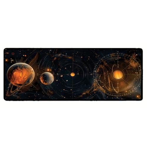 Mouse Pad Gamer Deskpad Speed Extra Grande Profissional com Borda Costurada - Constelação