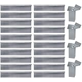 Schneckenblech verzinkt Variante, Schneckenblech 14-teiliges Set, 10x Schneckenblech + 4X Eckteil