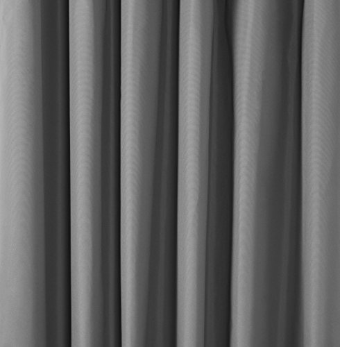 Amazon Basics Room Darkening Blackout Window Curtains With Tie Backs Set - 42 X 96-Inch, Dark Gray, 2 Panels #TOP3