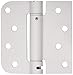 Deltana DSH4SR5USP/C Single Action Steel 4-Inch x 4-Inch x 5/8-Inch x Sq Spring Hinge