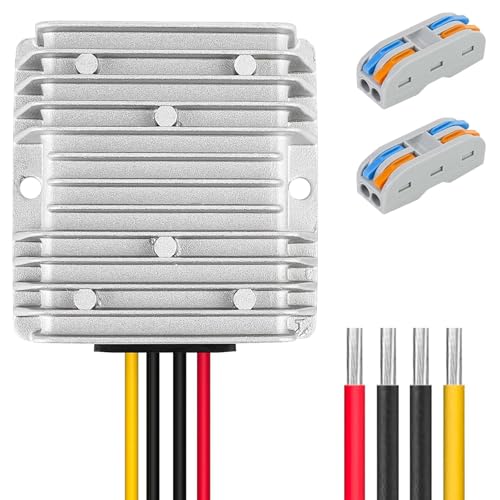 Image of DC 8V-40V to DC 12V 6A Voltage Reducer, 72W Buck Boost Converter Step Down Up Regulator, Waterproof Module Transformer for Golf Cart Club Car (8V-40V to 12V 6A)