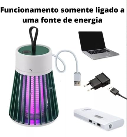 Repelente Eletrico Mata Mosquito Luminaria Ultravioleta - Pernilongos Mosquisto Dengue Insetos 110/2